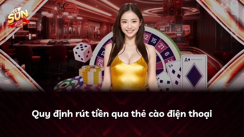 Quy định rút tiền qua thẻ cào điện thoại